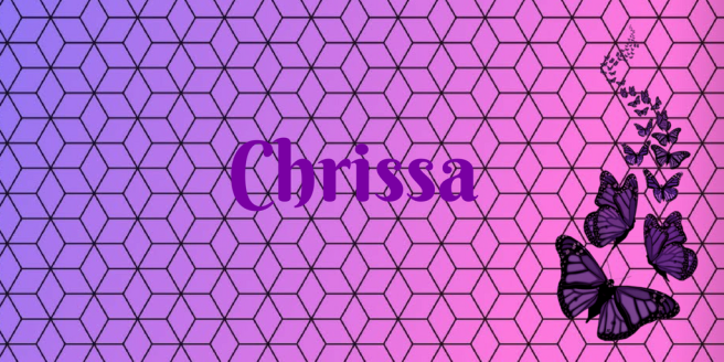 Chrissa's signoff